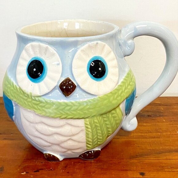 VINTAGE OWL MUG by Boston Warehouse Trading Co. - Picture 1 of 7